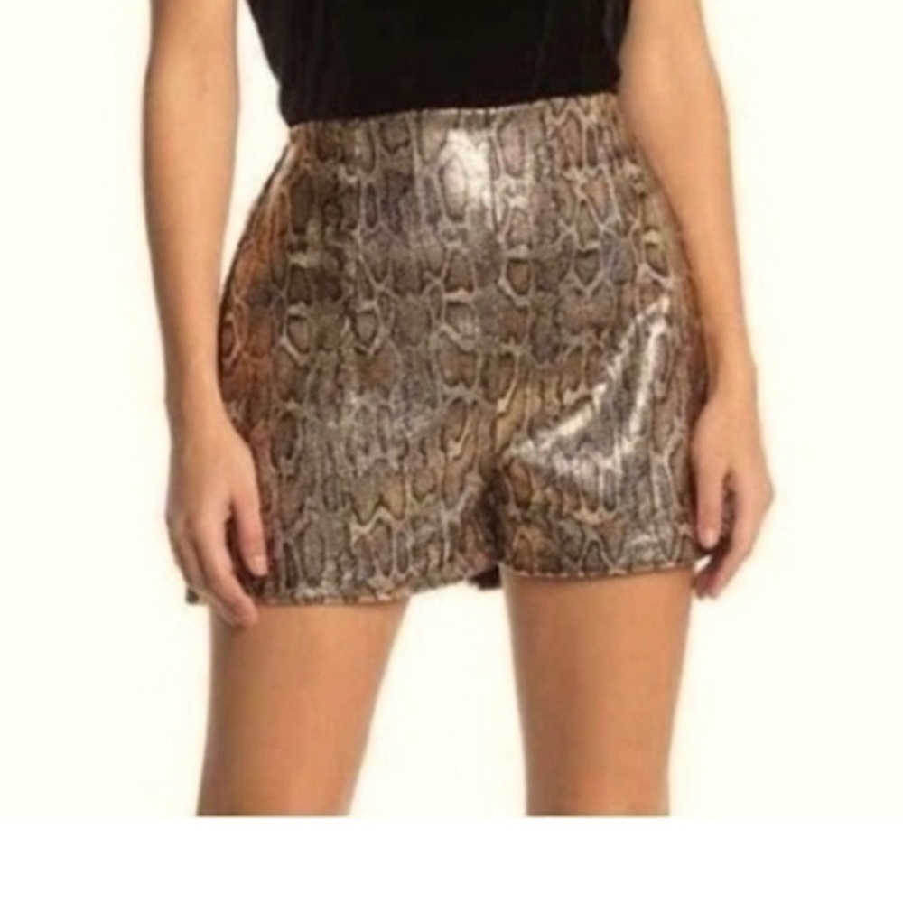 Nordstrom Socialite Stylish Snake Print Women's Shorts